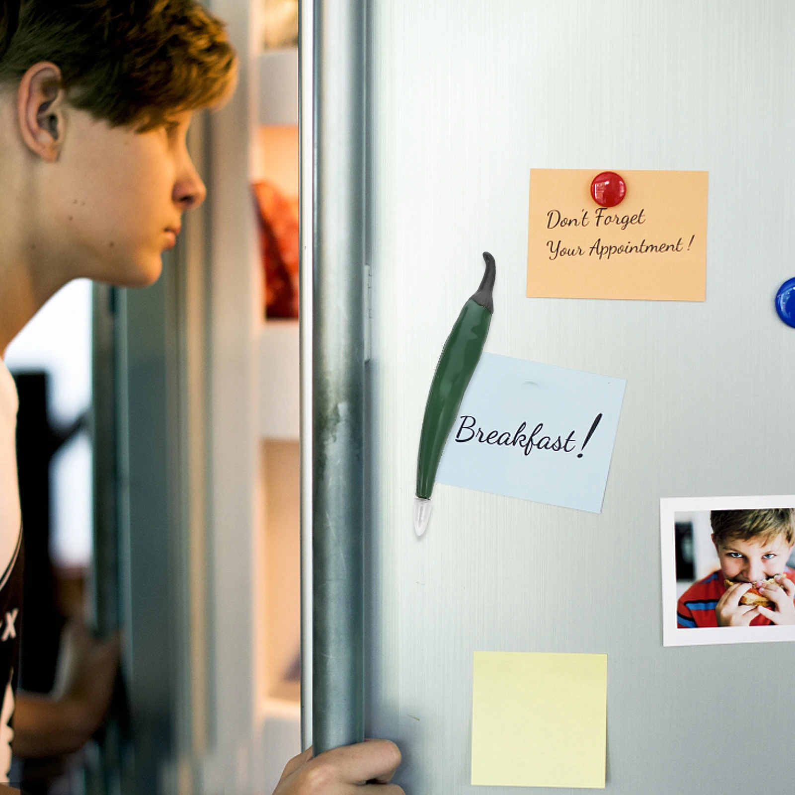 6Pcs Fun Vegetable Design Ballpoint Pens Refrigerator Magnets Free-Flowing Ink Smooth Writing Pens for Note Taking Study
6Pcs Fun Vegetable Design Ballpoint Pens Refrigerator Magnets Free-Flowing Ink Smooth Writing Pens for Note Taking Study