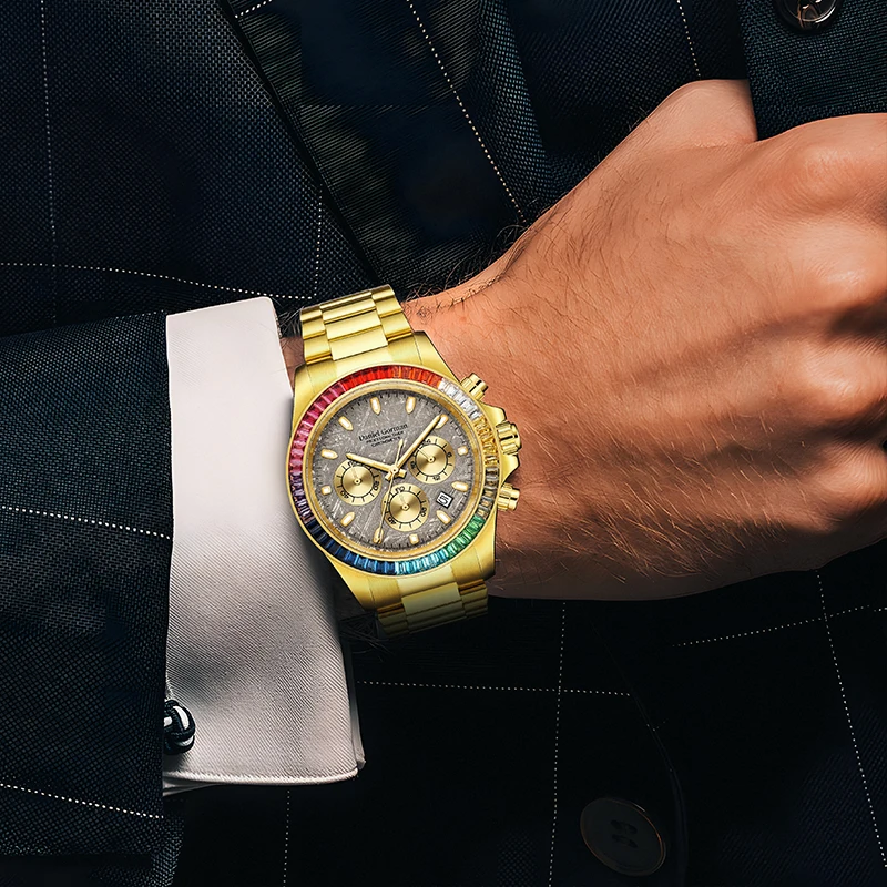 DANIEL GORMAN Fashion Quartz Watches Men Casual Sport Wristwatch with Stainless Steel Chronograph Dial Clock with Luminous
DANIEL GORMAN Fashion Quartz Watches Men Casual Sport Wristwatch with Stainless Steel Chronograph Dial Clock with Luminous