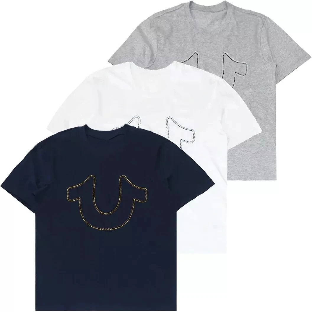 Мужская футболка с логотипом подковы True Religion, роскошная футболка высокого класса для мужчин и женщин, топ Y2k
Мужская футболка с логотипом подковы True Religion, роскошная футболка высокого класса для мужчин и женщин, топ Y2k