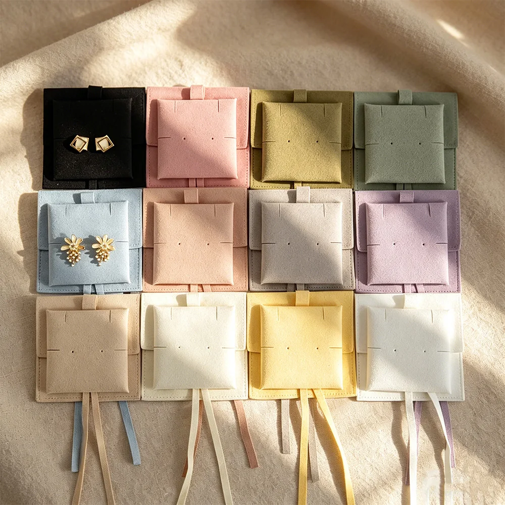 Custom Microfiber Jewelry Suede Pouch Velvet Bag Small Jewelry Earrings Rings Necklaces Packaging & Display Gift Pouch WIth Card
Custom Microfiber Jewelry Suede Pouch Velvet Bag Small Jewelry Earrings Rings Necklaces Packaging & Display Gift Pouch WIth Card