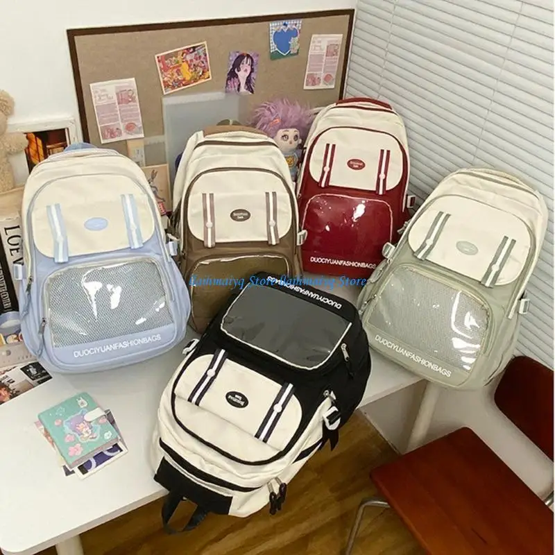 573B Student School Backpack Women Clear Bows Backpack Itabag Backpack Japanese Backpack Travel Backpack for Pin Display
573B Student School Backpack Women Clear Bows Backpack Itabag Backpack Japanese Backpack Travel Backpack for Pin Display