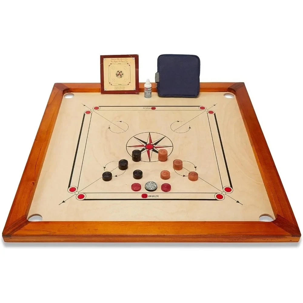 Applicable to %a Premium Carrom Board Set – 33 x 33” Official Size Playing Board Including Carrom Men, Striker & Powder
Applicable to %a Premium Carrom Board Set – 33 x 33” Official Size Playing Board Including Carrom Men, Striker & Powder