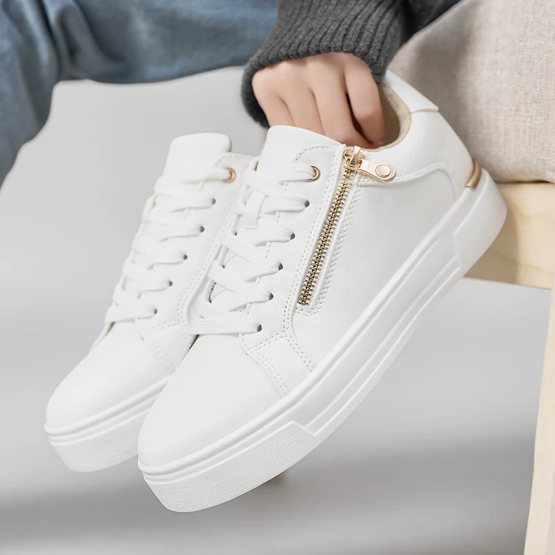 New style personalized student white leather waterproof sneakers for teenagers casual flat shoes baby white women's shoes
New style personalized student white leather waterproof sneakers for teenagers casual flat shoes baby white women's shoes