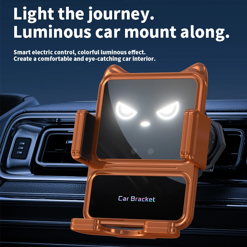 Car Phone holder Wireless Charging Inductive Clamping GPS Mobile Phone Bracket Air Vent Clip Car Accessories for iPhone Android
Car Phone holder Wireless Charging Inductive Clamping GPS Mobile Phone Bracket Air Vent Clip Car Accessories for iPhone Android