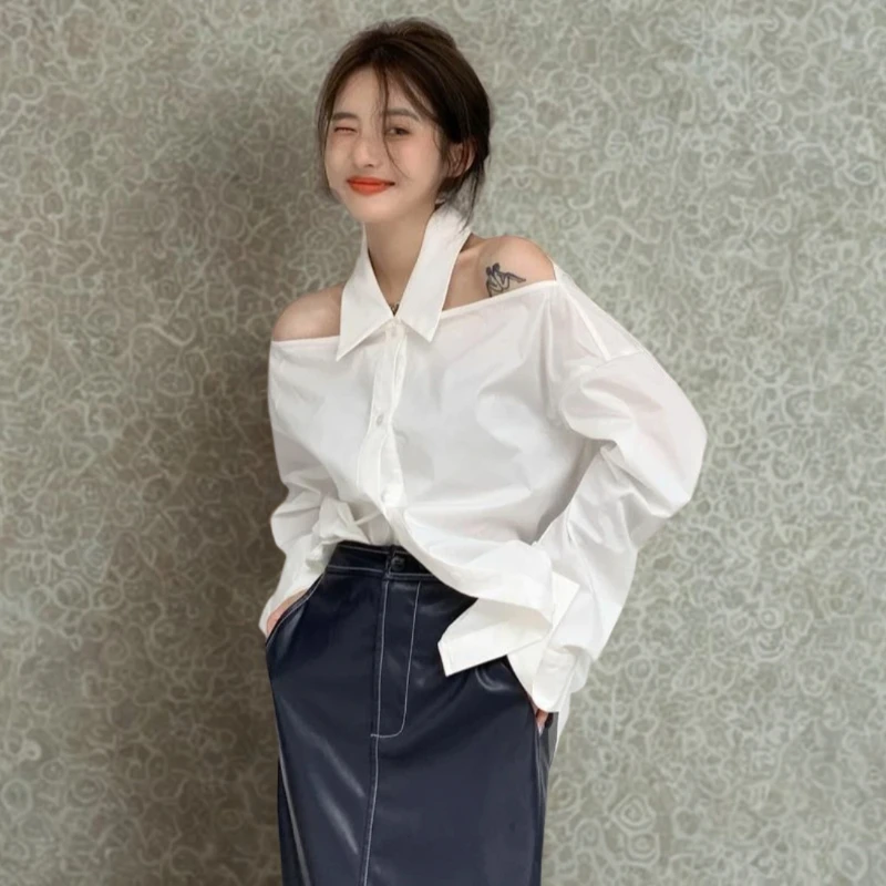 Рубашки женские с открытыми плечами сексуальные элегантные Mujer Blusas повседневные весенние Y2k свободные женские с длинным рукавом стильные однотонные Harajuku корейский стиль
Рубашки женские с открытыми плечами сексуальные элегантные Mujer Blusas повседневные весенние Y2k свободные женские с длинным рукавом стильные однотонные Harajuku корейский стиль