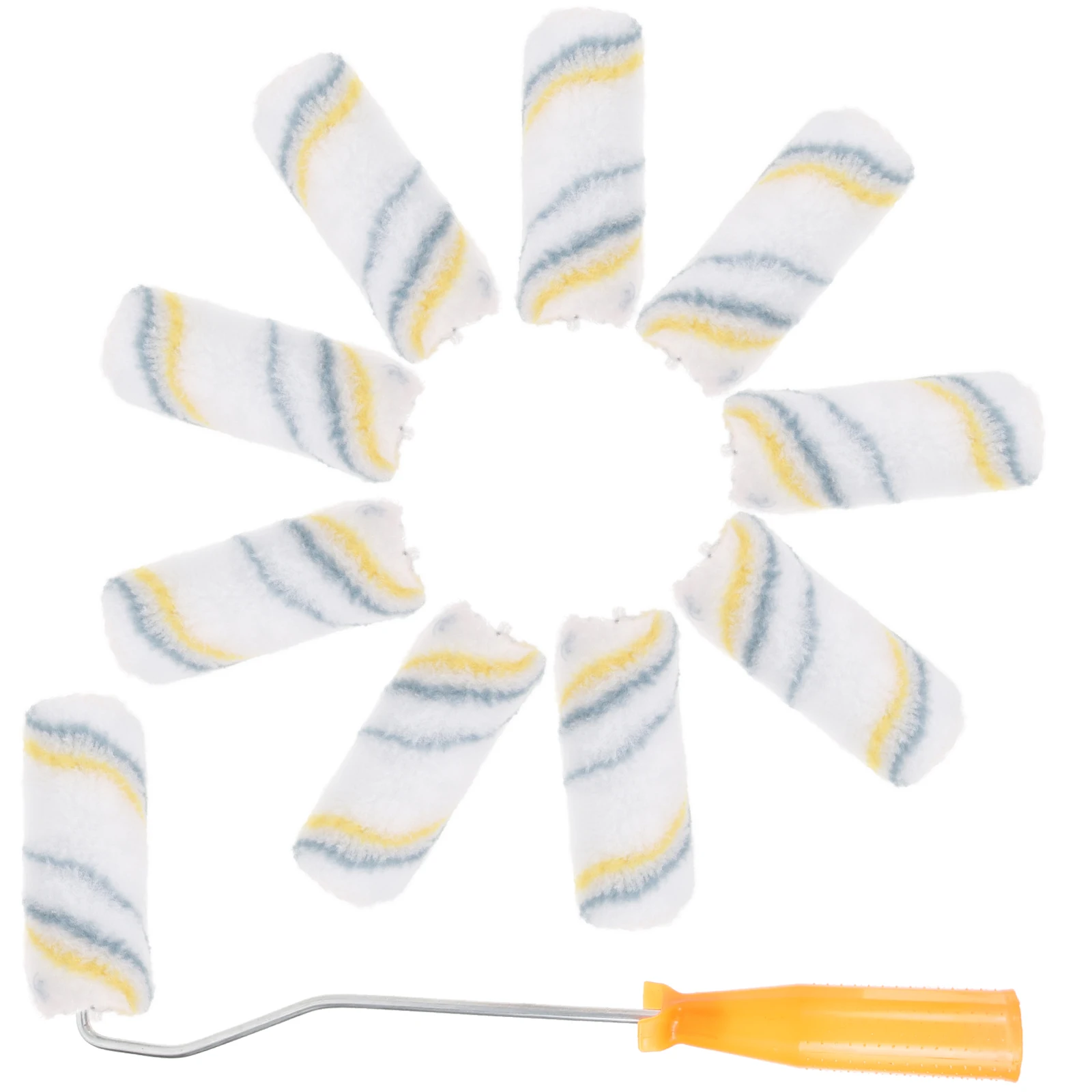 1 Set of 21PCS Little Finger Paint Rollers Mini Roller Brush Hot Melt Roller Brush Coating Decorators Brush Wall Painting Tools
1 Set of 21PCS Little Finger Paint Rollers Mini Roller Brush Hot Melt Roller Brush Coating Decorators Brush Wall Painting Tools