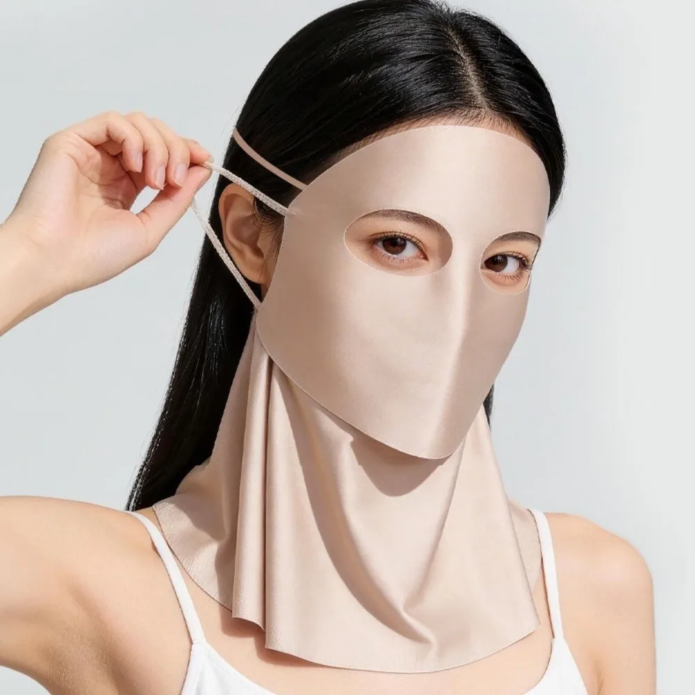 Fashion Sun Protection Ice Silk Face Veil Solid Color Polyester Sunscreen Mask Face Cover Eye Corner Protection Neck Wrap Male
Fashion Sun Protection Ice Silk Face Veil Solid Color Polyester Sunscreen Mask Face Cover Eye Corner Protection Neck Wrap Male