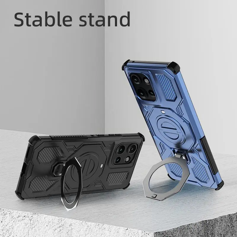 Ring magnetic stand phone case for MOTO EDGE60 pro 50 Drop-Resistant Protective Cover
Ring magnetic stand phone case for MOTO EDGE60 pro 50 Drop-Resistant Protective Cover