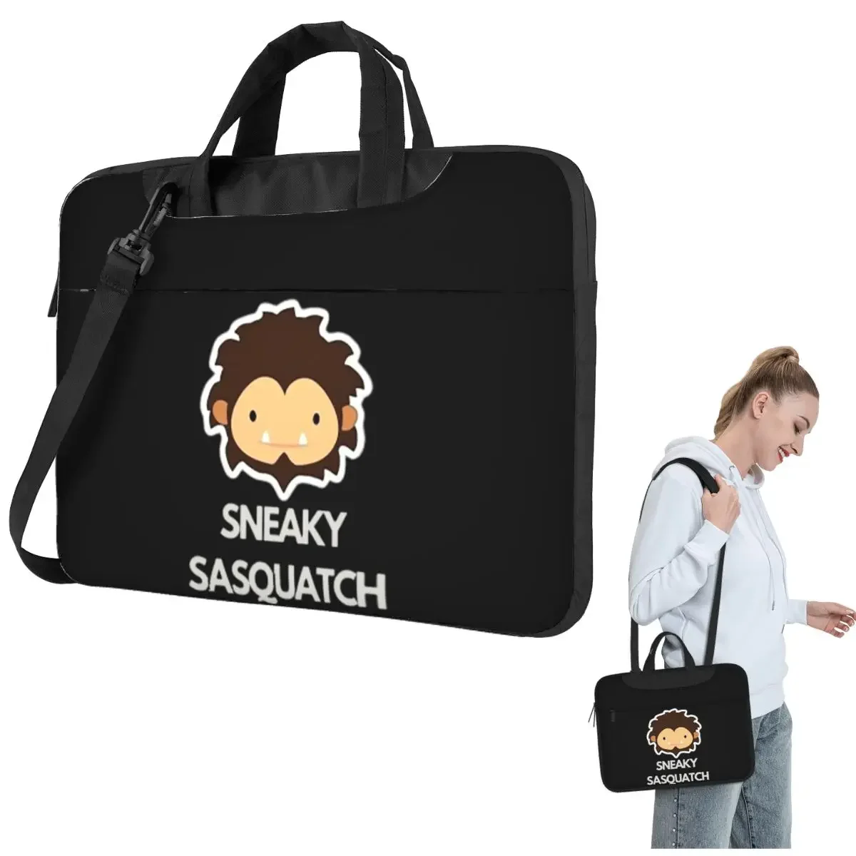 Sneaky Sasquatch Crossbody Laptop Bag Case Computer Bag 13 14 15.6 Inch Notebook Pouch for Macbook Pro
Sneaky Sasquatch Crossbody Laptop Bag Case Computer Bag 13 14 15.6 Inch Notebook Pouch for Macbook Pro