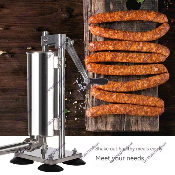 Sausage Stuffer Housemade Vertical Manual Stainless Steel Machine 4L Sausage Maker Filling Sausage Syringe Filler Meat Maker
Sausage Stuffer Housemade Vertical Manual Stainless Steel Machine 4L Sausage Maker Filling Sausage Syringe Filler Meat Maker