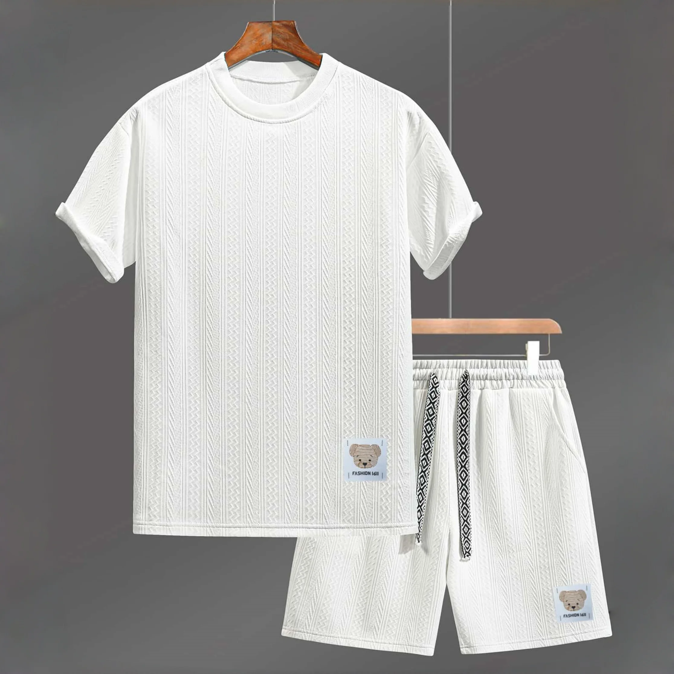 Men's Summer Casual Sports Set Two Textures with Large Capacity Pockets Trendy And Fashionable
Men's Summer Casual Sports Set Two Textures with Large Capacity Pockets Trendy And Fashionable