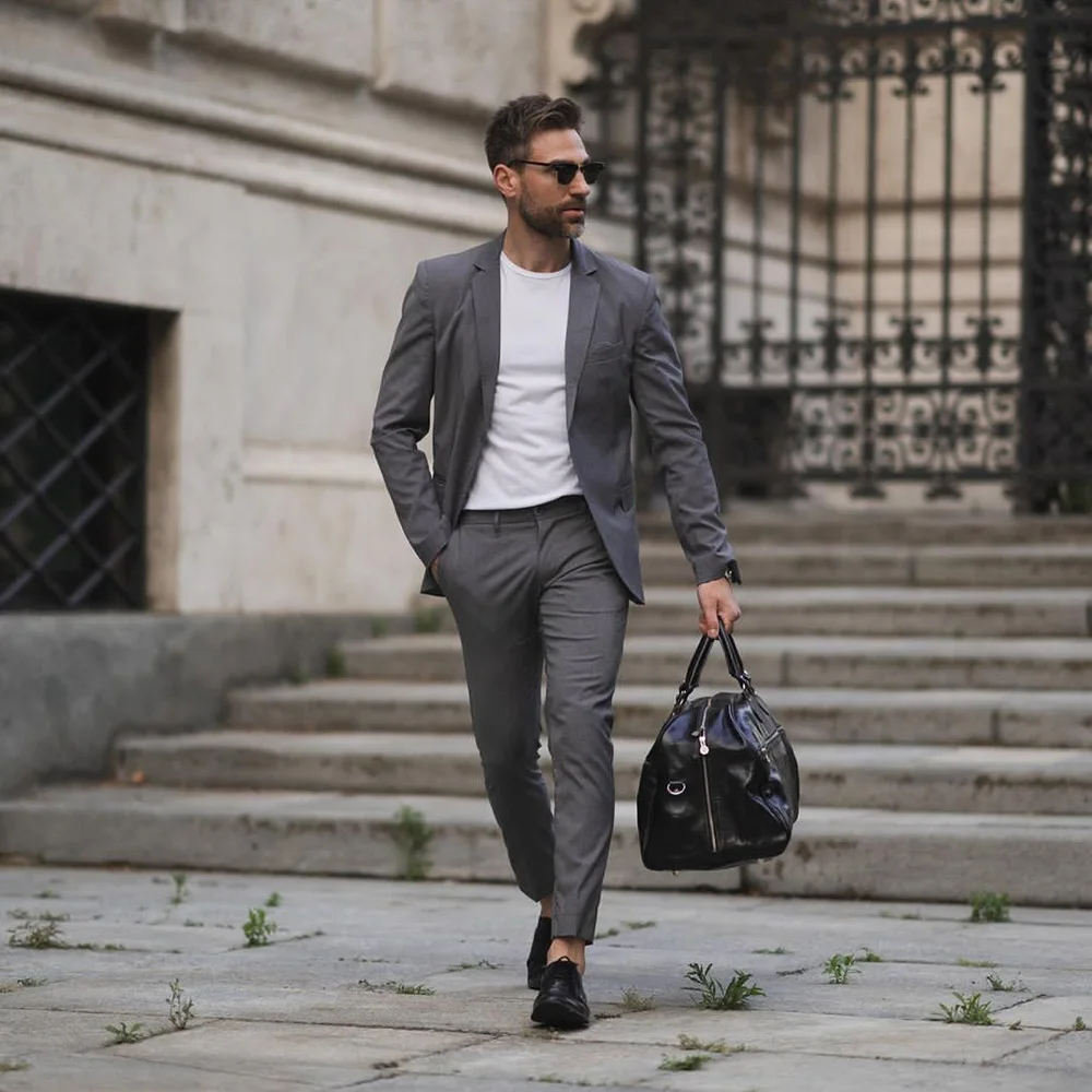 Men's Suits Terno Homme Costume Single Breasted Notched Lapel Coat Summer Two Piece Jacket Pants Slim Fit Custom Made 2024
Men's Suits Terno Homme Costume Single Breasted Notched Lapel Coat Summer Two Piece Jacket Pants Slim Fit Custom Made 2024