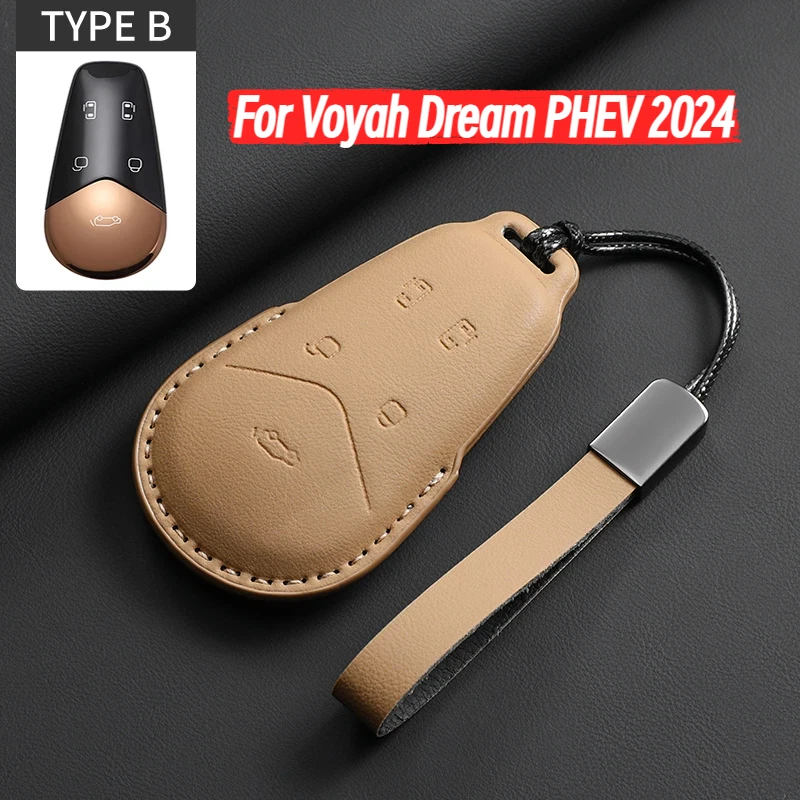 Leather Car Remote Key Case Cover For Voyah Dream PHEV 2024 Original Car Color Keychain Bag Protective Shell Auto Accessories
Leather Car Remote Key Case Cover For Voyah Dream PHEV 2024 Original Car Color Keychain Bag Protective Shell Auto Accessories