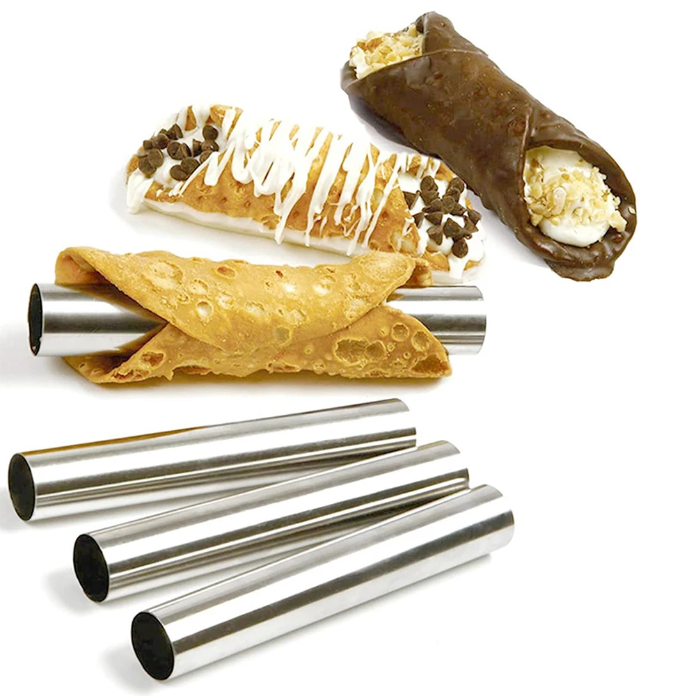 Large Stainless Steel Cannoli Tube Horn Molds DIY Horn Croissants Making Cones Cream Horn Mold Cake Baking Mold
Large Stainless Steel Cannoli Tube Horn Molds DIY Horn Croissants Making Cones Cream Horn Mold Cake Baking Mold