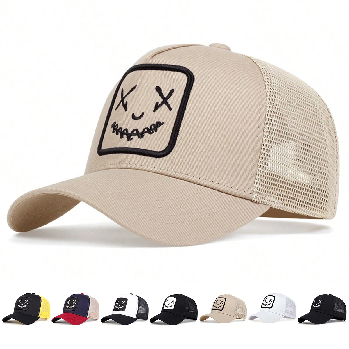 Unisex Personality Embroidery Baseball Net Caps Spring and Summer Outdoor Adjustable Casual Hats Sunscreen Hat Sports Golf Cap
Unisex Personality Embroidery Baseball Net Caps Spring and Summer Outdoor Adjustable Casual Hats Sunscreen Hat Sports Golf Cap
