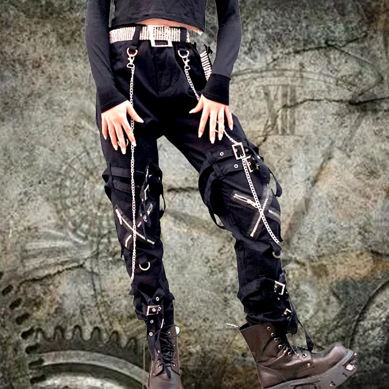 2025 Spring Y2K Japanese Kill Matt Gothic Punk Rock Rivet Strap Chain Men's work pants Streetwear neutral women's workwear pants
2025 Spring Y2K Japanese Kill Matt Gothic Punk Rock Rivet Strap Chain Men's work pants Streetwear neutral women's workwear pants