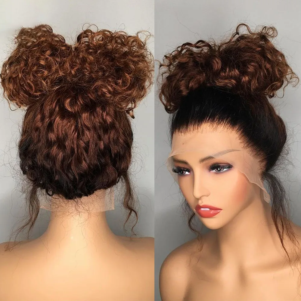 Soft Ombre Brown 180Density 26”Long Natural Hairline Kinky Curly Deep Lace Front Wig For Black Women With Baby Hair Preplucked
Soft Ombre Brown 180Density 26”Long Natural Hairline Kinky Curly Deep Lace Front Wig For Black Women With Baby Hair Preplucked