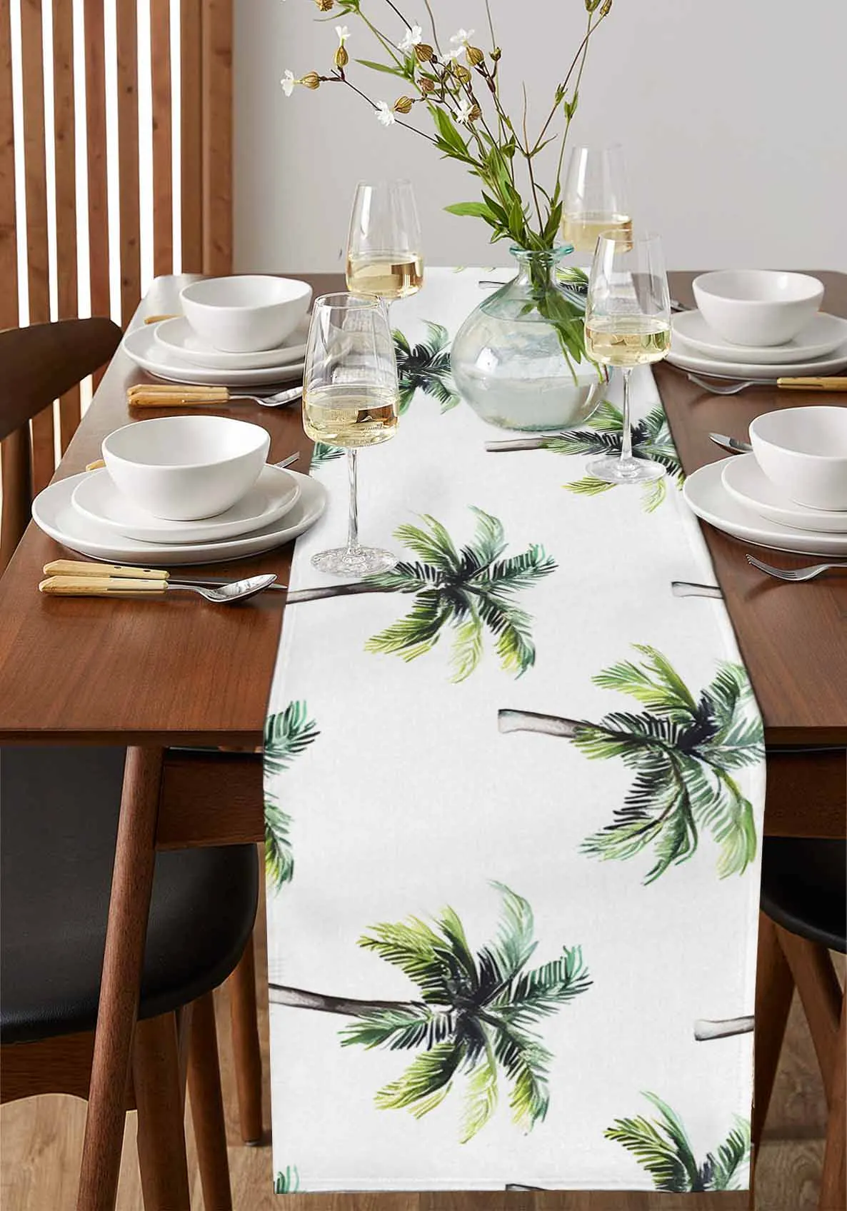 Tropical Tree Modern Art Table Runner Wedding Decor Table Runner Holiday Dining Table Decor Linen Tablecloth
Tropical Tree Modern Art Table Runner Wedding Decor Table Runner Holiday Dining Table Decor Linen Tablecloth