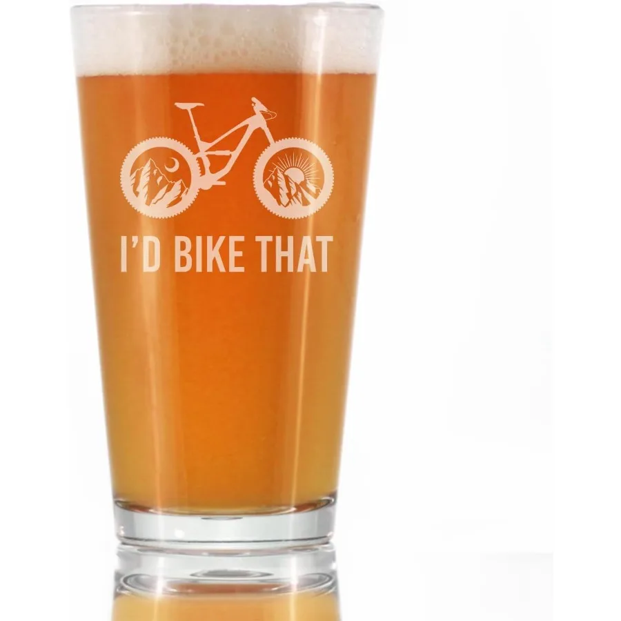 I'd Bike That 16 oz Pint Glass for Beer Cool Bicycle Themed Decor and Gifts for Mountain Bikers Ideal for Cycling Enthusiasts P
I'd Bike That 16 oz Pint Glass for Beer Cool Bicycle Themed Decor and Gifts for Mountain Bikers Ideal for Cycling Enthusiasts P