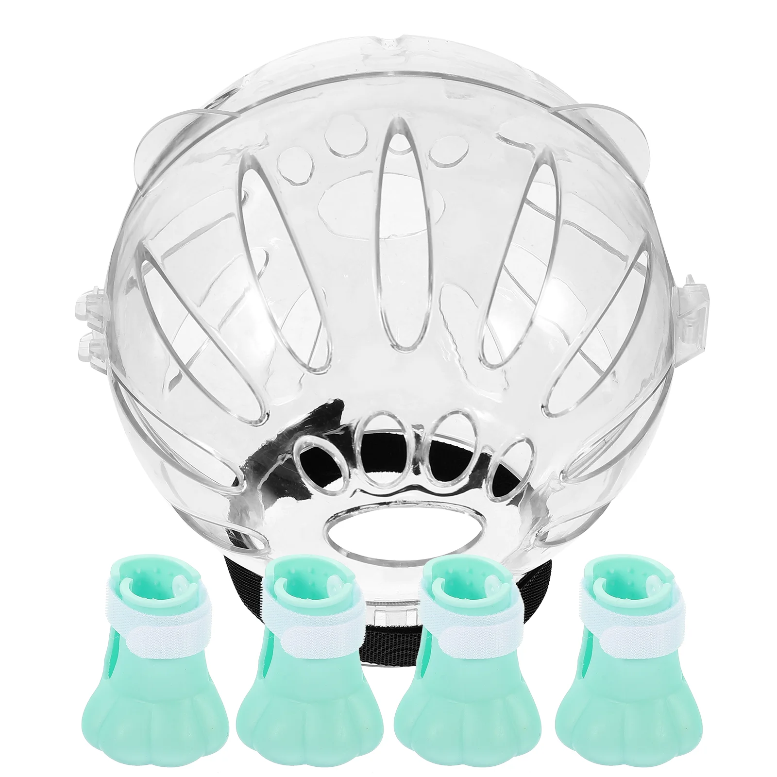 1 Set of Transparent Pet Cat Breathable Cat Head Cover Anti-licking Cat Hood With Claw Protector
1 Set of Transparent Pet Cat Breathable Cat Head Cover Anti-licking Cat Hood With Claw Protector