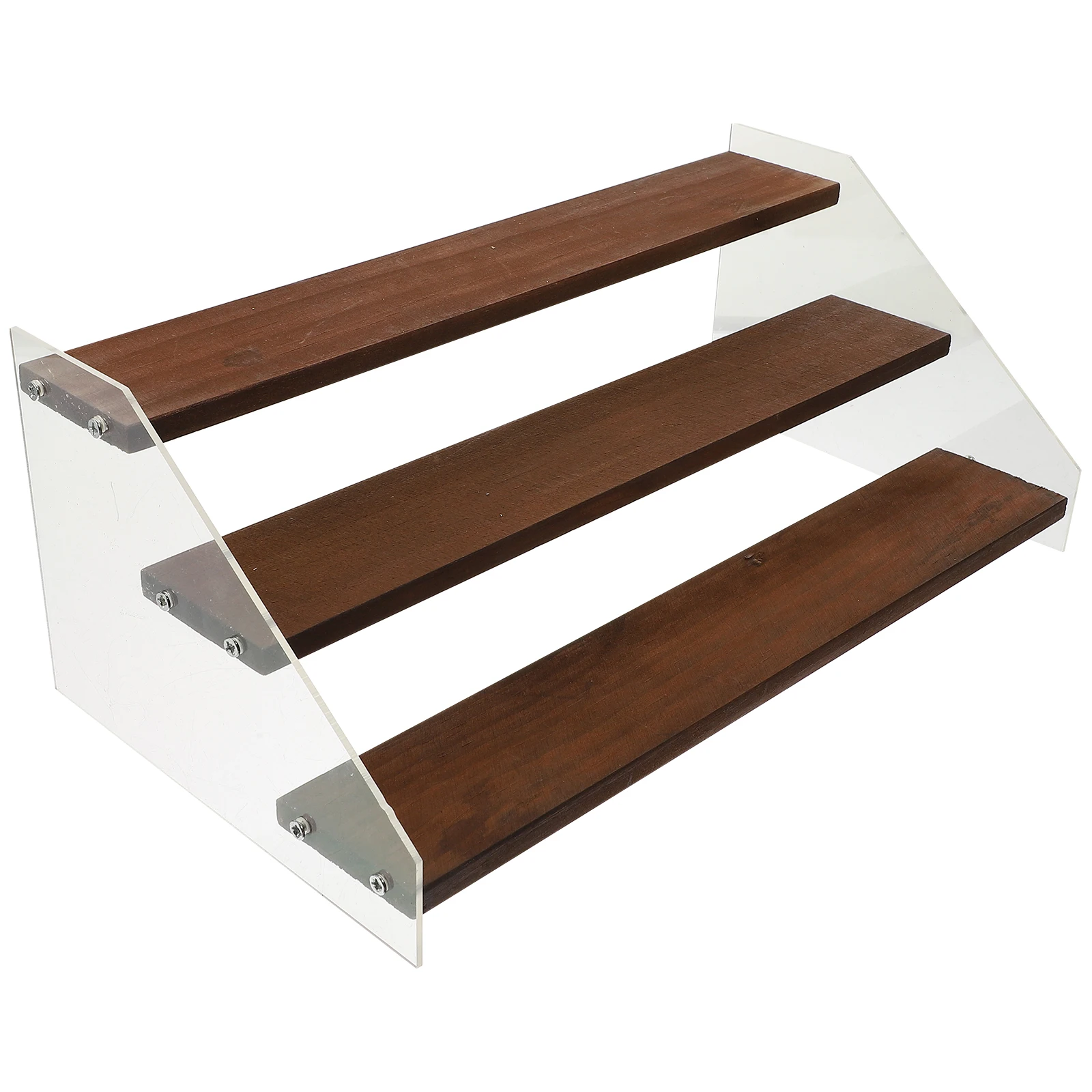 Acrylic Wood Storage Rack for Acrylic Wood Riser Shelves Statuettes Toys 3 tier Reusable Easy Clean Holder
Acrylic Wood Storage Rack for Acrylic Wood Riser Shelves Statuettes Toys 3 tier Reusable Easy Clean Holder