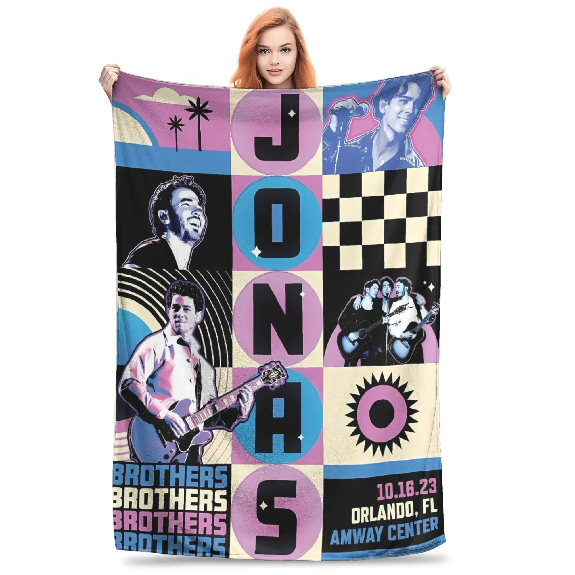Плед Jonas Brothers к годовщине группы, мягкий и теплый, для кровати, для детей, для использования на улице, с графическим рисунком, домашний текстиль
Плед Jonas Brothers к годовщине группы, мягкий и теплый, для кровати, для детей, для использования на улице, с графическим рисунком, домашний текстиль