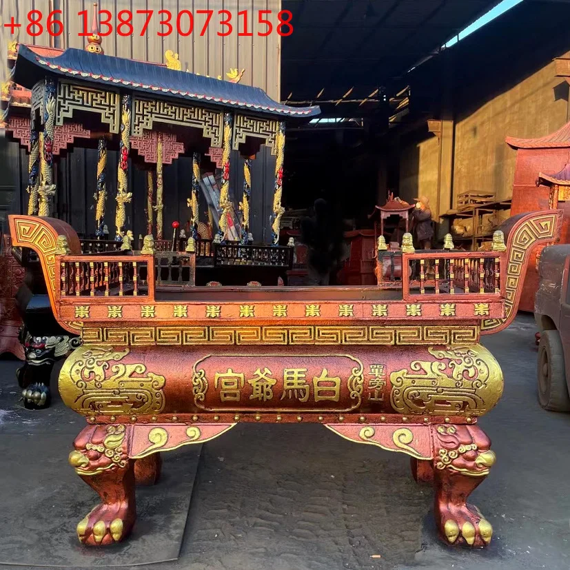 Guangzhou temple palace needs custom rectangular incense burner pattern pig iron casting open-air incense burner
Guangzhou temple palace needs custom rectangular incense burner pattern pig iron casting open-air incense burner