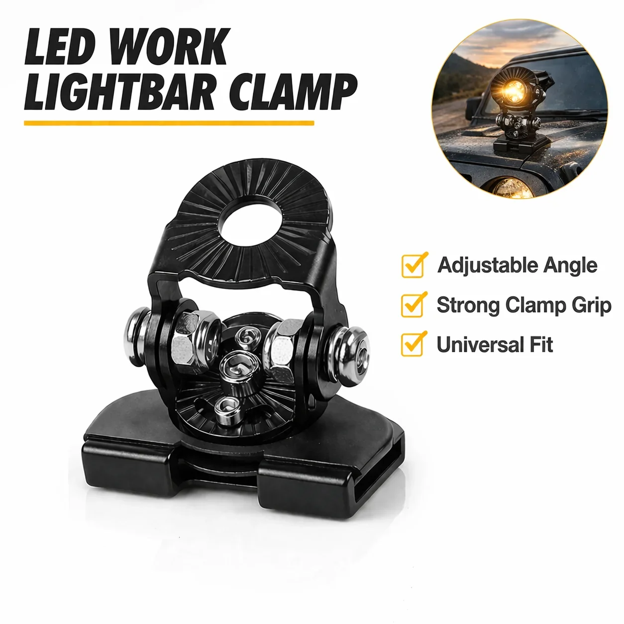 Work Light Mount Bracket Universal Clamp Holder Off Road Light Bar Mount Bracket Car SUV ATV Work Light Mount Bracket
Work Light Mount Bracket Universal Clamp Holder Off Road Light Bar Mount Bracket Car SUV ATV Work Light Mount Bracket