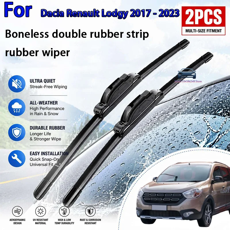 Front Wiper Blades Set For Dacia Renault Lodgy 2017 - 2023 Windshield Windscreen Window Brush 22"+16" Modification Parts
Front Wiper Blades Set For Dacia Renault Lodgy 2017 - 2023 Windshield Windscreen Window Brush 22"+16" Modification Parts