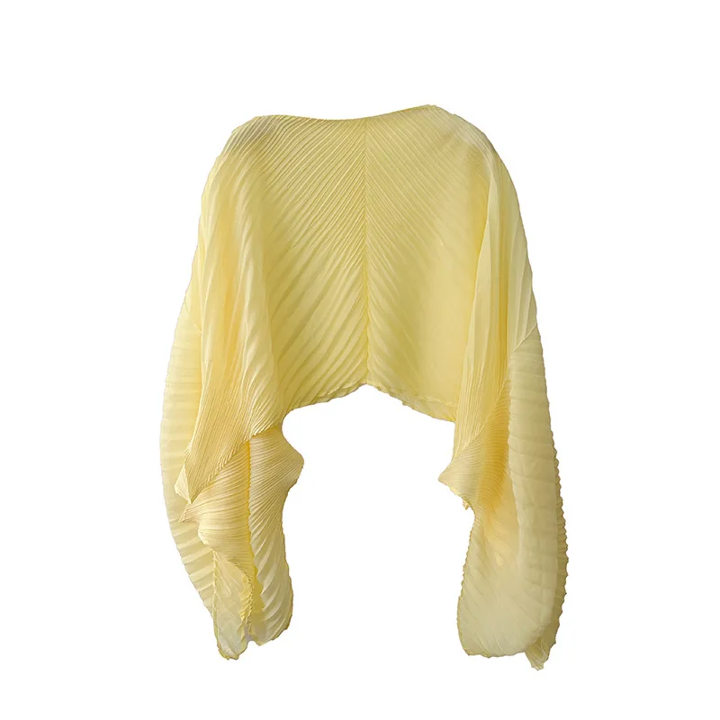 Miyake Pleated Dual-use Scarf Shawl Versatile Elegant Pleated Lightweight Comfortable Travel Shawl Women's Sun Protection Shirt
Miyake Pleated Dual-use Scarf Shawl Versatile Elegant Pleated Lightweight Comfortable Travel Shawl Women's Sun Protection Shirt