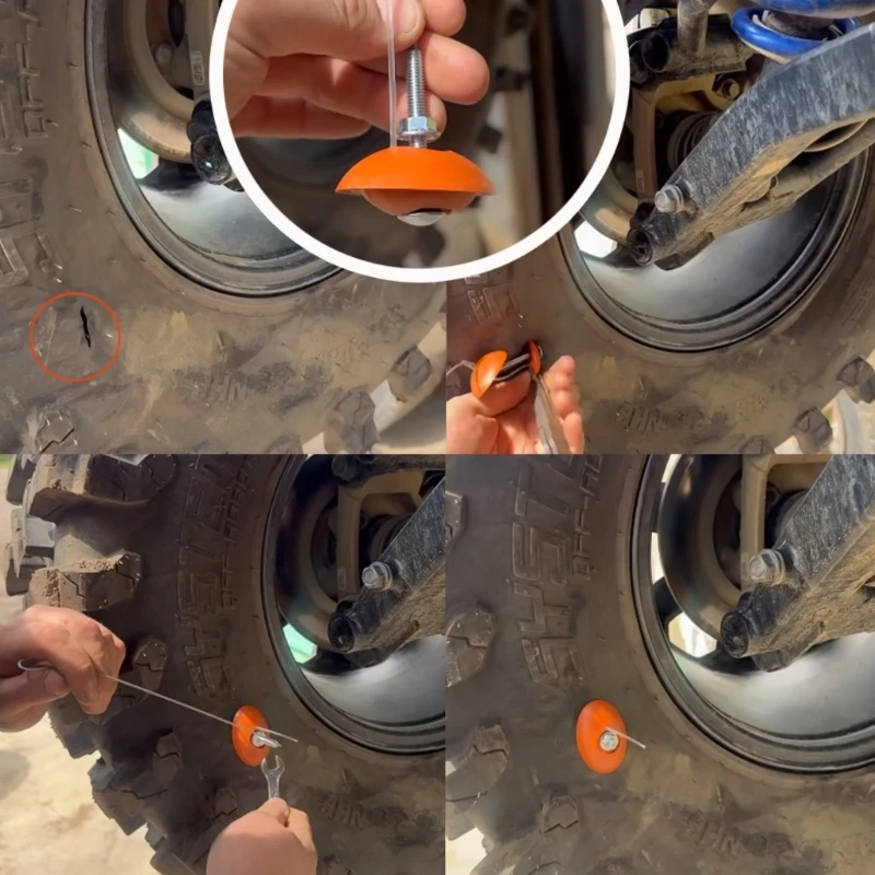 Professional Emergency Sidewall Repair Tool ATV Mower Tire Leak Restoration
Professional Emergency Sidewall Repair Tool ATV Mower Tire Leak Restoration