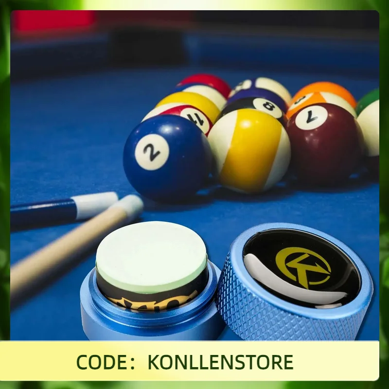 KONLLEN Round Pool Cue Taom Chalk Holder-Portable Metal Cue Chalk Holder Case for Billiard Carom Cue Snooker Sports Accessories
KONLLEN Round Pool Cue Taom Chalk Holder-Portable Metal Cue Chalk Holder Case for Billiard Carom Cue Snooker Sports Accessories