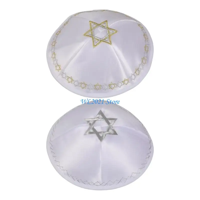 G5GC Portable Jewish Skull Cap Traditional Kippah Hat for Men Outdoor Cultural Activity Prayer Daily Use Head Accessories
G5GC Portable Jewish Skull Cap Traditional Kippah Hat for Men Outdoor Cultural Activity Prayer Daily Use Head Accessories