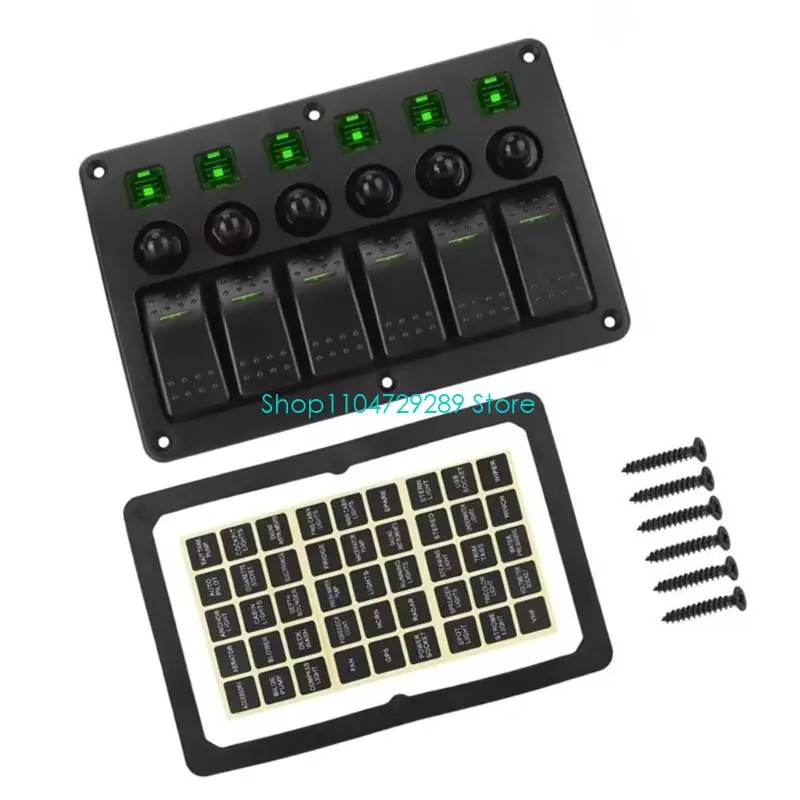 D8KE 6 Gang Rocker Switches Панель 12 В 24 В переключателей с индикатором света
D8KE 6 Gang Rocker Switches Панель 12 В 24 В переключателей с индикатором света