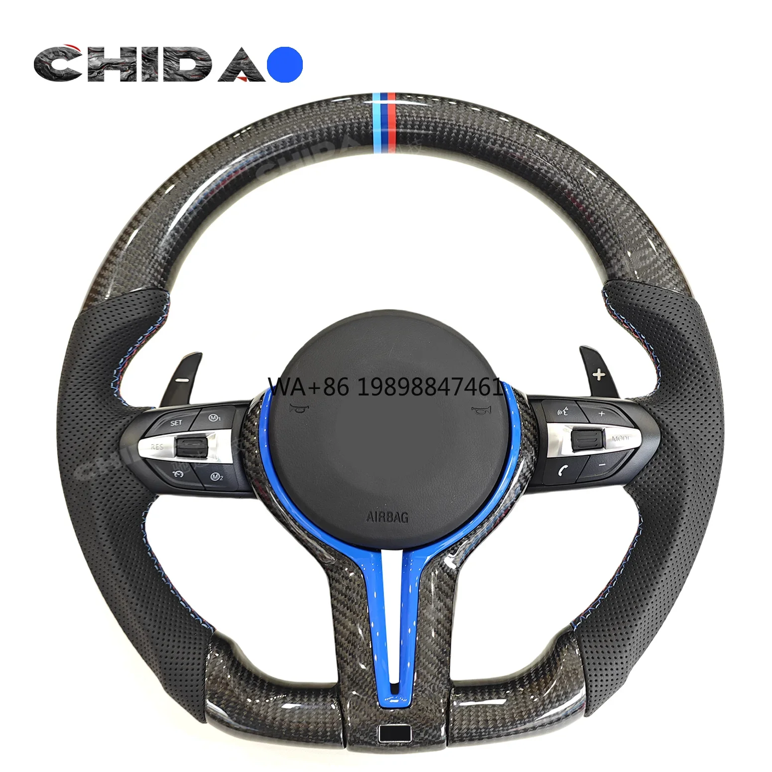 Higher Quality Carbon Fibre Steering Wheel for BMWs F30 F31 F10 F32 F33 F39 F80 F82 F87 E84 E83 2 3 5 Series X1 X2 X3 X4 X5 X6
Higher Quality Carbon Fibre Steering Wheel for BMWs F30 F31 F10 F32 F33 F39 F80 F82 F87 E84 E83 2 3 5 Series X1 X2 X3 X4 X5 X6