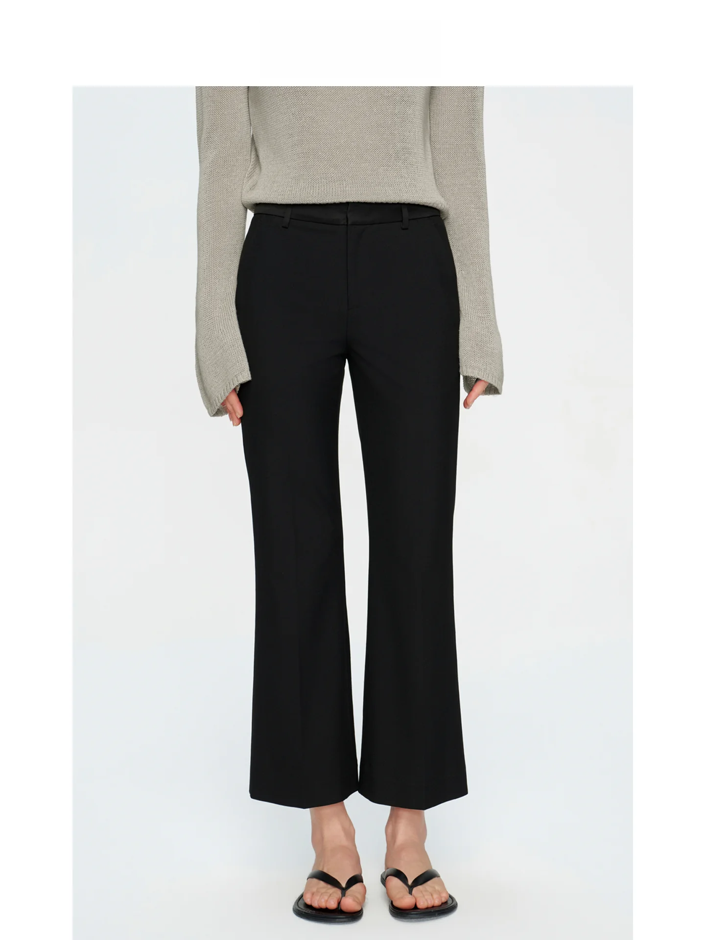 EREMIN Lin Zhi Qing Thin Smoke Tube Small Black Pants Thin Quality Commute Micro Flared Nine Points Casual Pants
EREMIN Lin Zhi Qing Thin Smoke Tube Small Black Pants Thin Quality Commute Micro Flared Nine Points Casual Pants