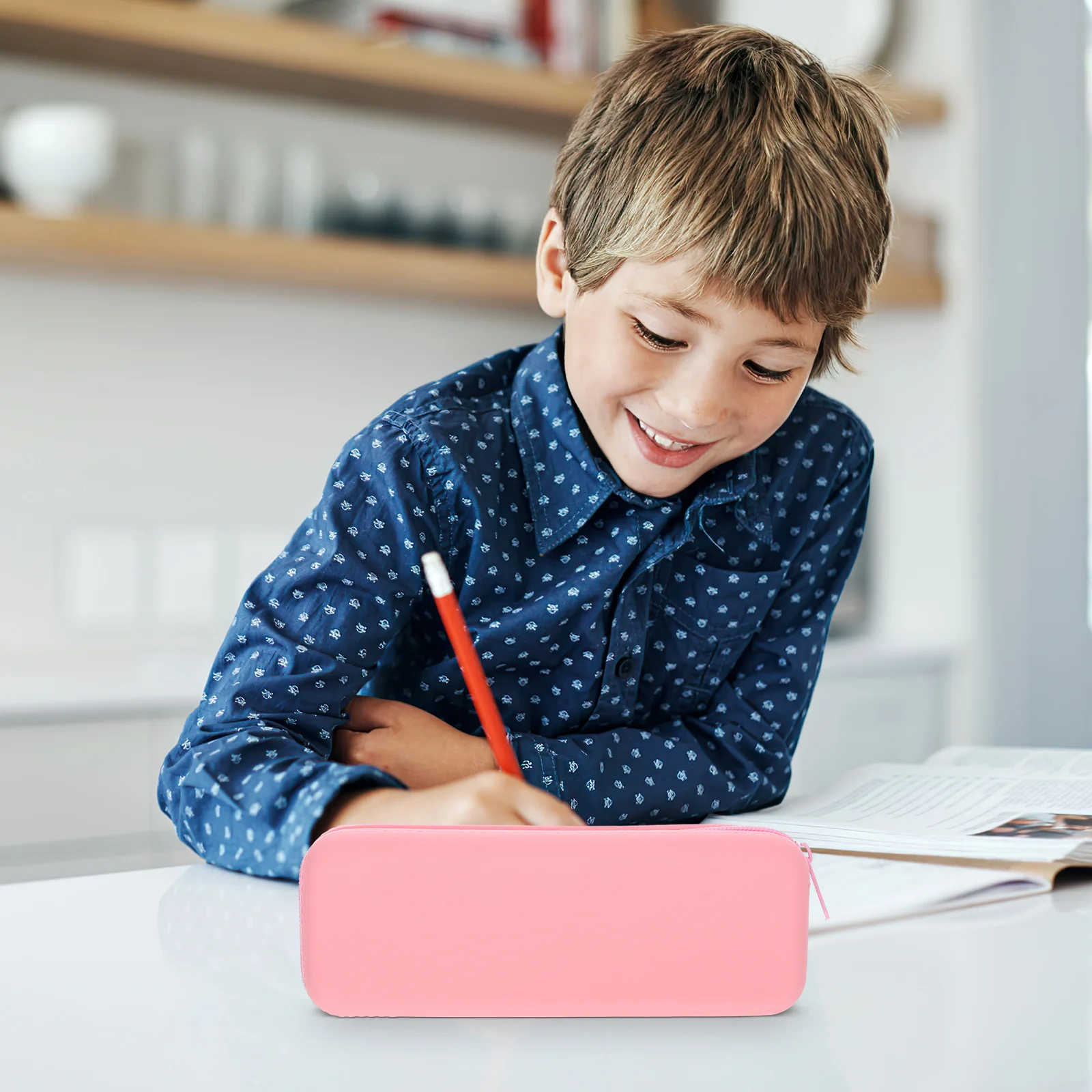 Silicone Pencil Case Cute Lovely Washable Zipper Pen Pouch Storage Bag for Kids School Supplies Pencil Case
Silicone Pencil Case Cute Lovely Washable Zipper Pen Pouch Storage Bag for Kids School Supplies Pencil Case