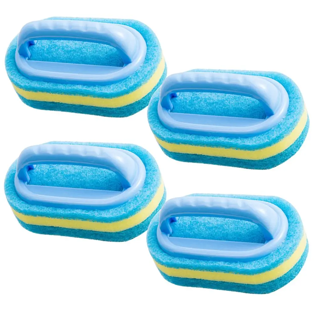 4 Pcs Blue Cleaning Brush Sponge Eraser Kitchen Tools Dish Washing Handles Durable Material Grease Dirt Scrubber Pans
4 Pcs Blue Cleaning Brush Sponge Eraser Kitchen Tools Dish Washing Handles Durable Material Grease Dirt Scrubber Pans