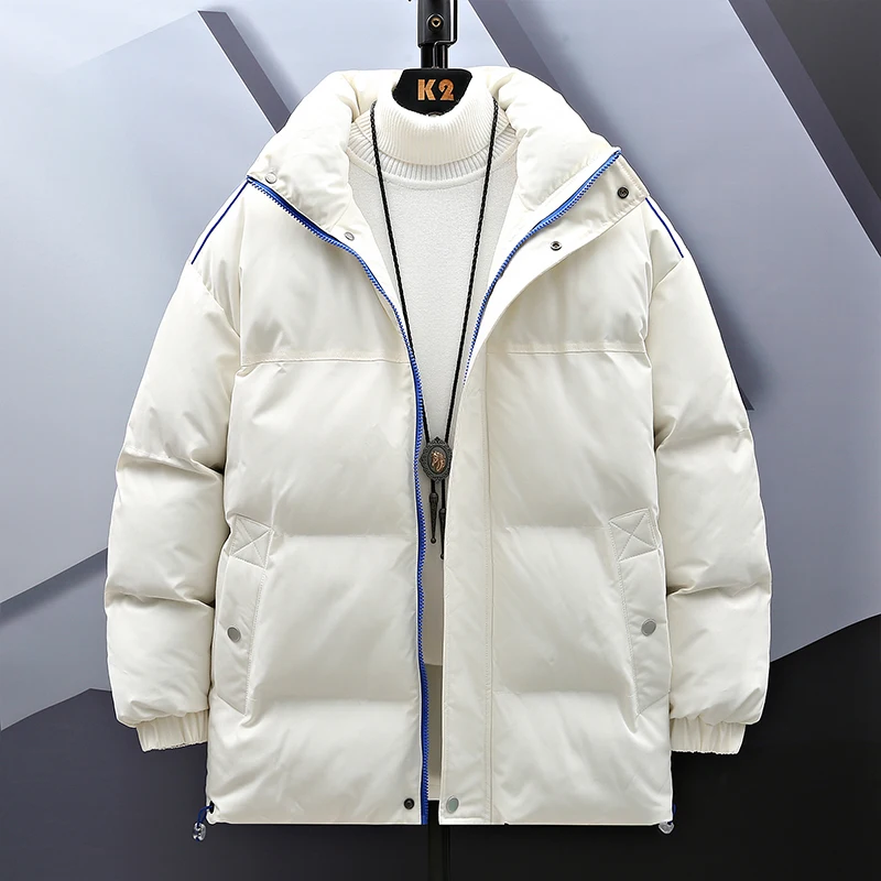 Thiened Winter Cotton Jaet Men's Casual Loose Fit Bread Sle Coat Youth Stand Collar Warmth Resistant Faionable Street...
Thiened Winter Cotton Jaet Men's Casual Loose Fit Bread Sle Coat Youth Stand Collar Warmth Resistant Faionable Street...