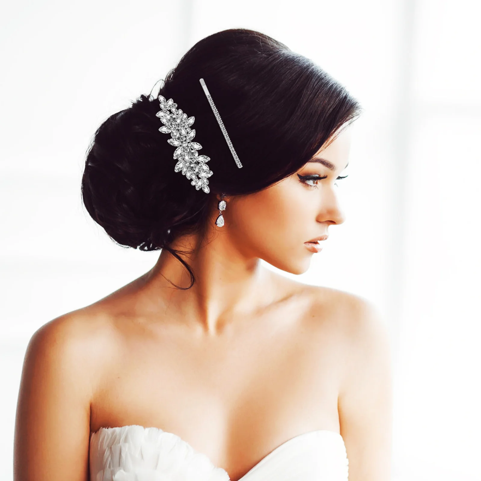 Elegant Rhinestone Hair Clips 4 Pcs For Women Decorative Bridal Hair Accessories Wedding Party Formal Occasions
Elegant Rhinestone Hair Clips 4 Pcs For Women Decorative Bridal Hair Accessories Wedding Party Formal Occasions