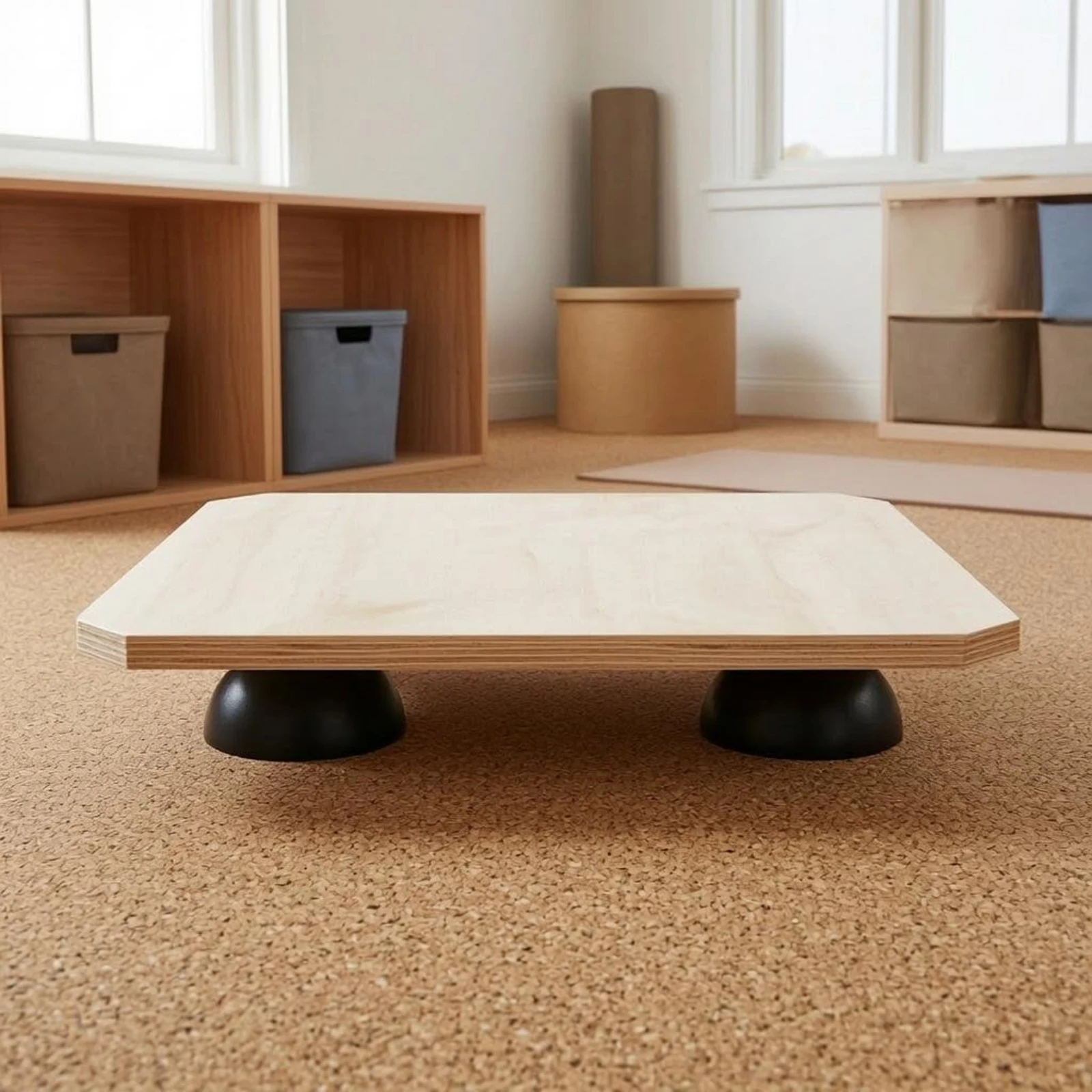 Square Balance Board Pale Grain Wooden Balance Board Sports Gear Natural Wood Fitness Equipment Indoor
Square Balance Board Pale Grain Wooden Balance Board Sports Gear Natural Wood Fitness Equipment Indoor