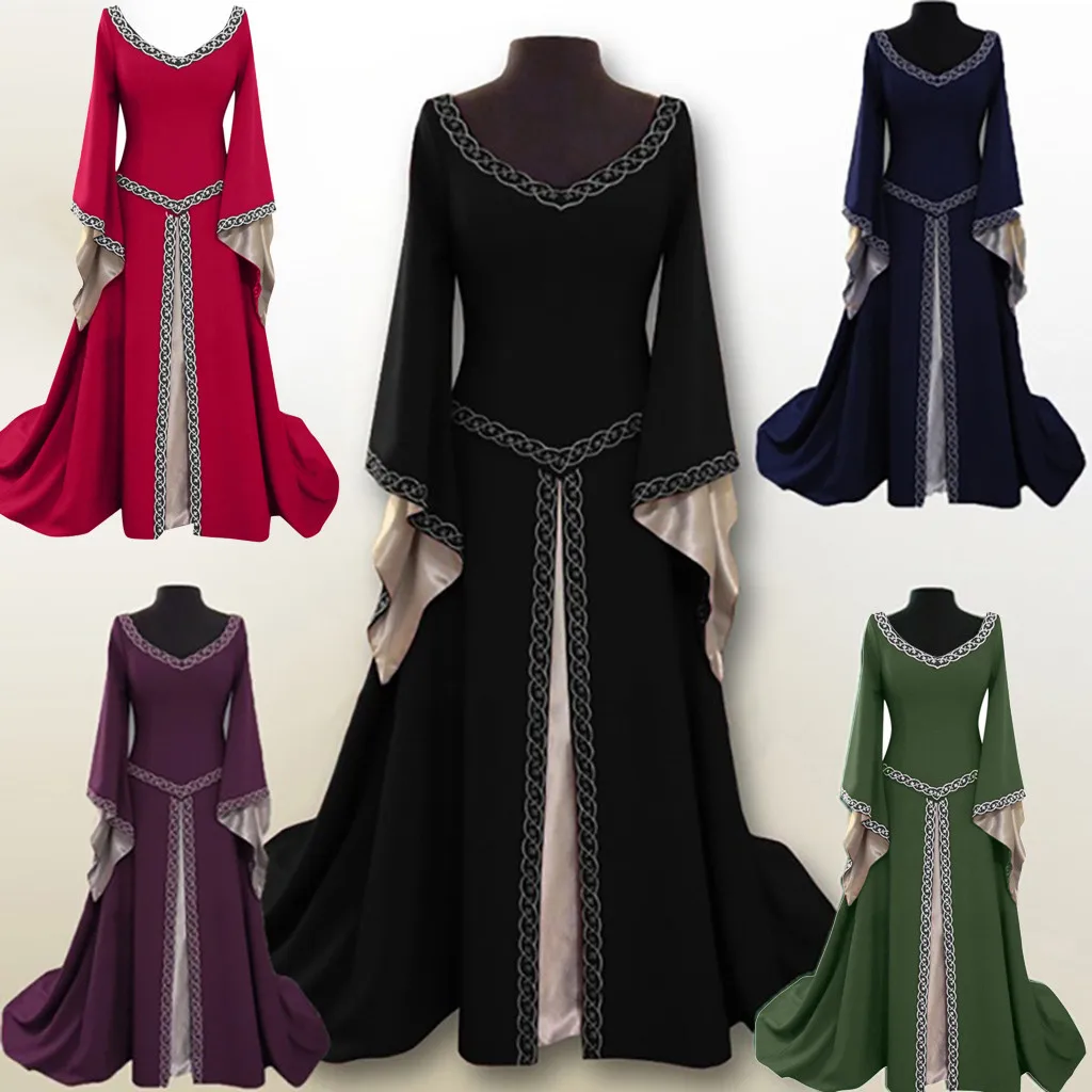 Cosplay Medieval Palace Princess Dress Women Costumes Mid Modern Long Dress Cosplay European Party Traditional Retro Dresses
Cosplay Medieval Palace Princess Dress Women Costumes Mid Modern Long Dress Cosplay European Party Traditional Retro Dresses