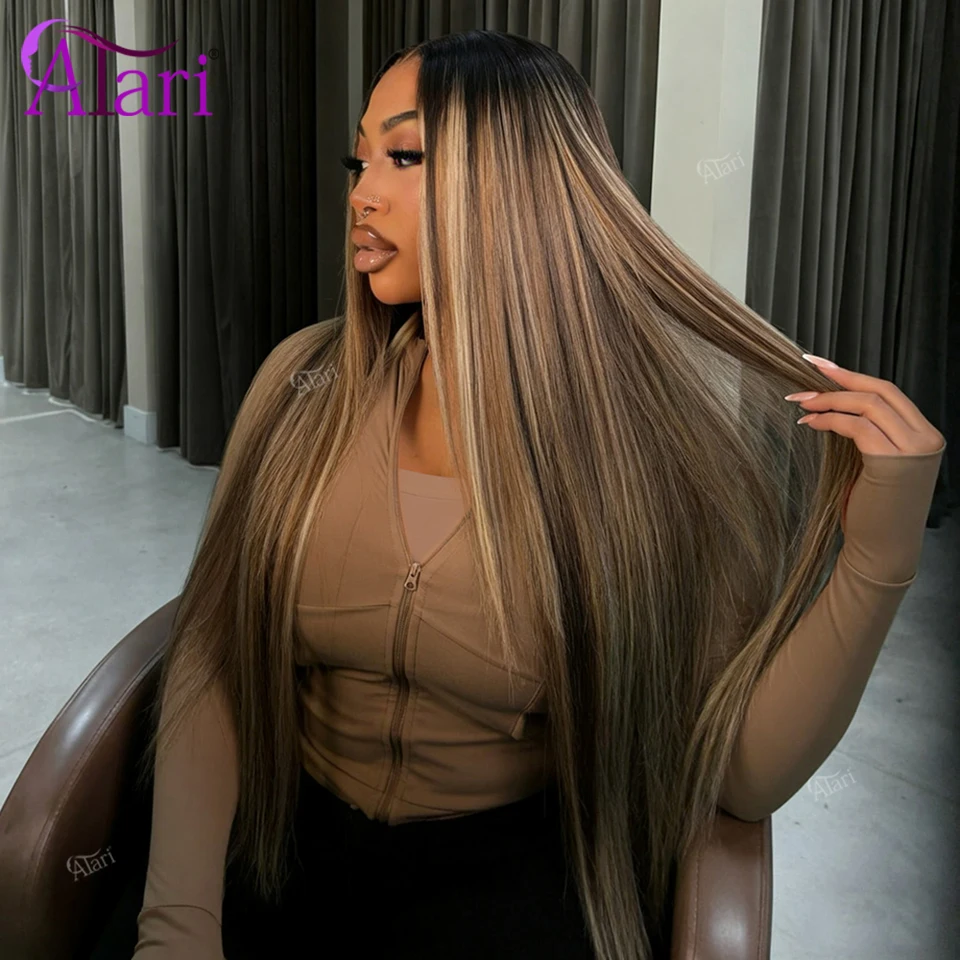 Ombre Black Roots 13X6 Lace Frontal Straight Human Hair Wigs Highlight Honey Brown Body Wave Wig Transparent 13x4 Lace Front Wig
Ombre Black Roots 13X6 Lace Frontal Straight Human Hair Wigs Highlight Honey Brown Body Wave Wig Transparent 13x4 Lace Front Wig