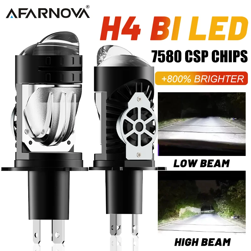 Bi LED H4 Projector Lens 4000000LM Mini Car Bulbs 2500W Canbus Auto Motorcycle Turbo Lamps Dual High Low Beam 12V-60V Plug&play
Bi LED H4 Projector Lens 4000000LM Mini Car Bulbs 2500W Canbus Auto Motorcycle Turbo Lamps Dual High Low Beam 12V-60V Plug&play
