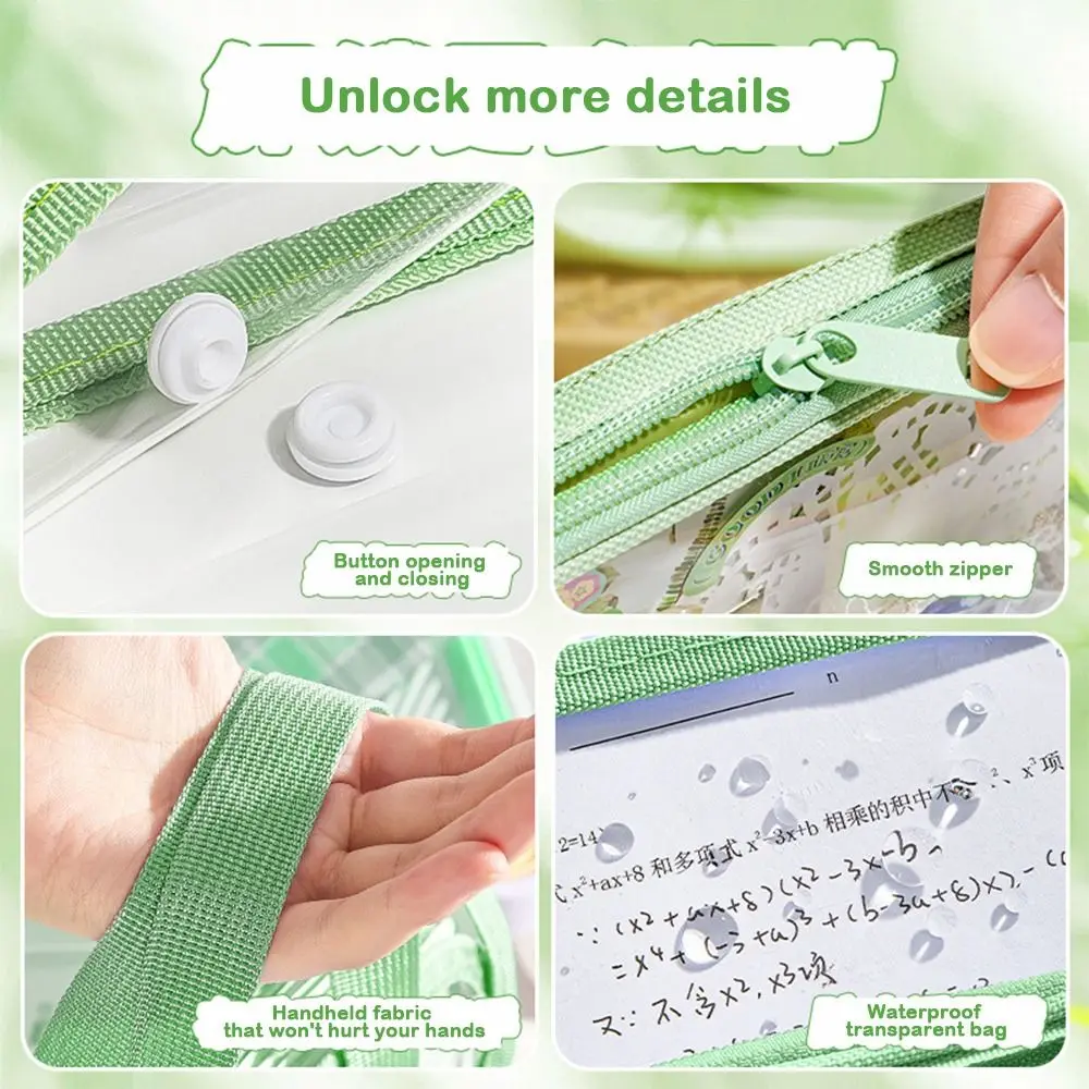 A4 File Folder Transparent 13 Pockets Paper Document Organizer Vertical Design Large Capacity Test Paper Storage Bag Office Use
A4 File Folder Transparent 13 Pockets Paper Document Organizer Vertical Design Large Capacity Test Paper Storage Bag Office Use
