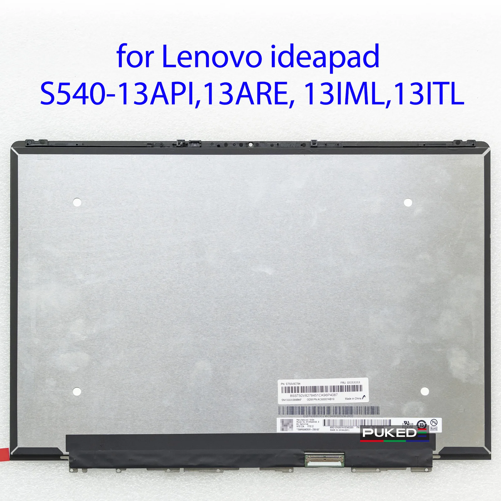 13,3 ЖК-экран для ноутбука Lenovo ideapad S540-13API 13ARE 13IML 13ITL WQXGA 2560X1600 ERU: 5D10S39655
13,3 ЖК-экран для ноутбука Lenovo ideapad S540-13API 13ARE 13IML 13ITL WQXGA 2560X1600 ERU: 5D10S39655
