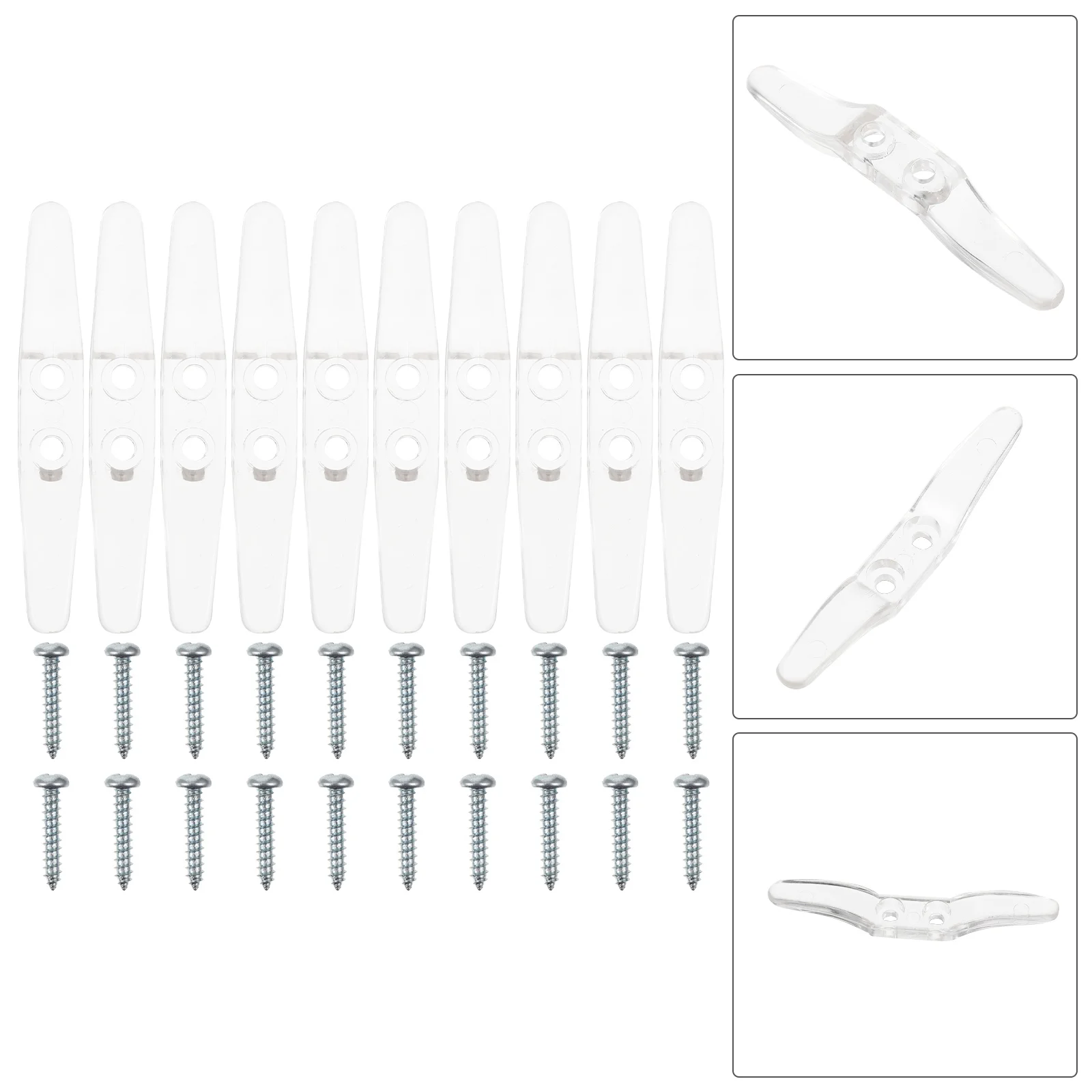 10 Pcs Control Rope Parts Blinds Window Cords Cleats Pleated Plastic Clear Wraps Curtain Winder Child Fixing Clamp Controller
10 Pcs Control Rope Parts Blinds Window Cords Cleats Pleated Plastic Clear Wraps Curtain Winder Child Fixing Clamp Controller