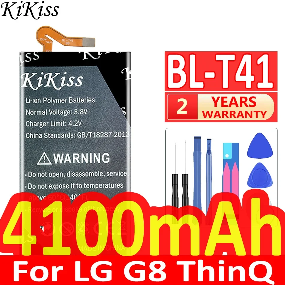 Портативный аккумулятор KiKiss BL-T41 4100 мАч для LG G8 ThinQ LMG820QM7 LMG820UM1 LM-G820UMB LMG820UM0 G820N G820UM LMV405EB V40
Портативный аккумулятор KiKiss BL-T41 4100 мАч для LG G8 ThinQ LMG820QM7 LMG820UM1 LM-G820UMB LMG820UM0 G820N G820UM LMV405EB V40