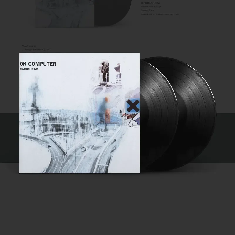Genuine Radiohead OK COMPUTER vinyl record 2LP for music lovers
Genuine Radiohead OK COMPUTER vinyl record 2LP for music lovers