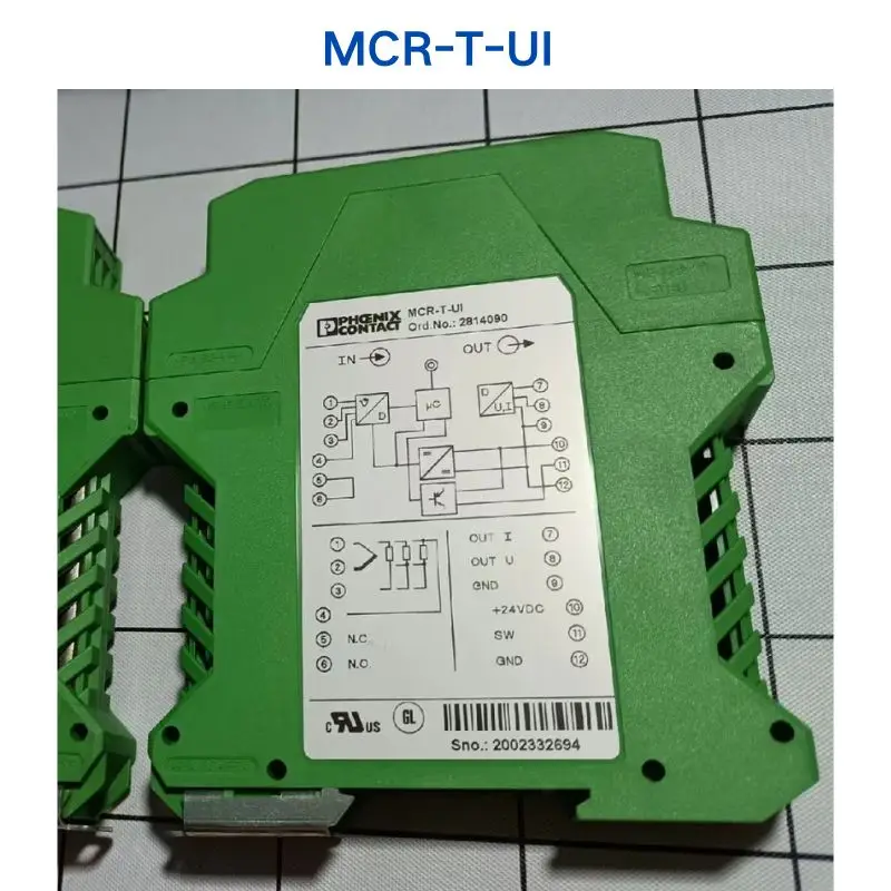 Second-hand test OK for PHOENIX Transmitter MCR-T-UI 2814090 1 piece
Second-hand test OK for PHOENIX Transmitter MCR-T-UI 2814090 1 piece